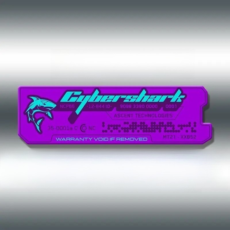 Tech Gear Accessories - Adesivos Gráficos Cyberpunk Tech, 1 Unidade,