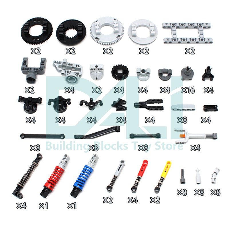 148 Peças MOC: Engrenagens, Ha - Tech Gear Accessories avaliação e preço